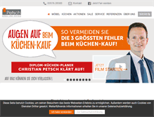 Tablet Screenshot of moebel-petsch.de